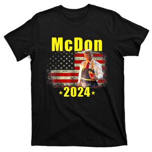 Mcdon 2024 Funny Donald Trump French Fry Cooking Fries T-Shirt