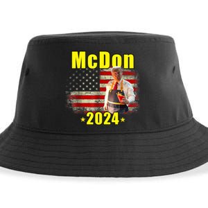 Mcdon 2024 Funny Donald Trump French Fry Cooking Fries Sustainable Bucket Hat