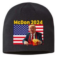 Mcdon 2024 Funny Donald Trump French Fry Cooking Fries Gift Sustainable Beanie