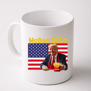 Mcdon 2024 Funny Donald Trump French Fry Cooking Fries Gift Coffee Mug