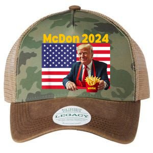 Mcdon 2024 Funny Donald Trump French Fry Cooking Fries Legacy Tie Dye Trucker Hat