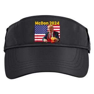 Mcdon 2024 Funny Donald Trump French Fry Cooking Fries Adult Drive Performance Visor