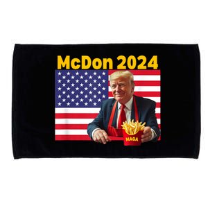 Mcdon 2024 Funny Donald Trump French Fry Cooking Fries Microfiber Hand Towel