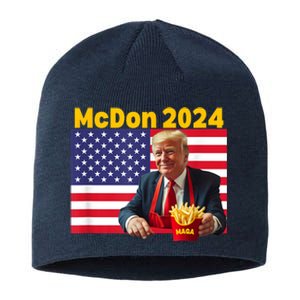 Mcdon 2024 Funny Donald Trump French Fry Cooking Fries Sustainable Beanie