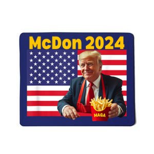 Mcdon 2024 Funny Donald Trump French Fry Cooking Fries Mousepad