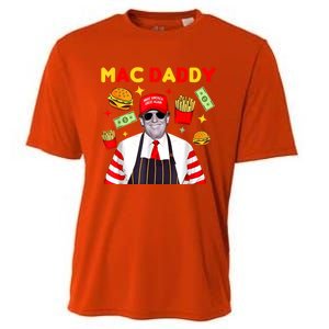 Mcdon 2024 Funny Donald Trump French Fry Cooking Fries Cooling Performance Crew T-Shirt