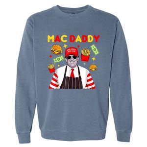 Mcdon 2024 Funny Donald Trump French Fry Cooking Fries Garment-Dyed Sweatshirt