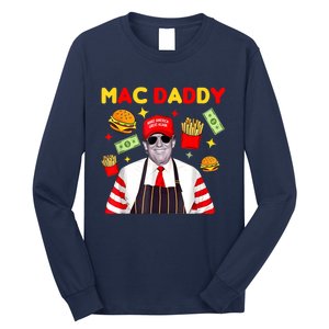 Mcdon 2024 Funny Donald Trump French Fry Cooking Fries Long Sleeve Shirt