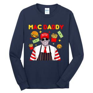 Mcdon 2024 Funny Donald Trump French Fry Cooking Fries Tall Long Sleeve T-Shirt