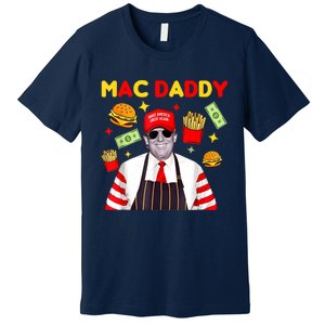 Mcdon 2024 Funny Donald Trump French Fry Cooking Fries Premium T-Shirt