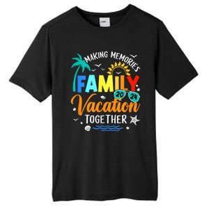 Matching 2024 Family Vacation Making Memories Together Tall Fusion ChromaSoft Performance T-Shirt