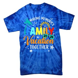 Matching 2024 Family Vacation Making Memories Together Tie-Dye T-Shirt