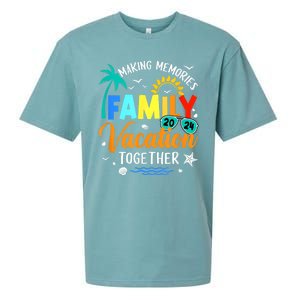 Matching 2024 Family Vacation Making Memories Together Sueded Cloud Jersey T-Shirt