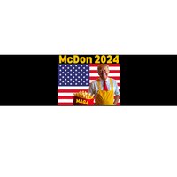 Mcdon 2024 Funny Donald Trump French Fry Cooking Fries Bumper Sticker