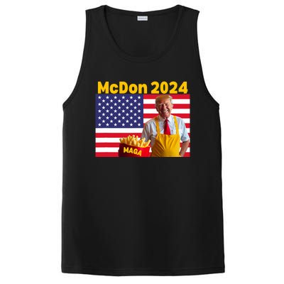 Mcdon 2024 Funny Donald Trump French Fry Cooking Fries PosiCharge Competitor Tank