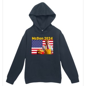 Mcdon 2024 Funny Donald Trump French Fry Cooking Fries Urban Pullover Hoodie