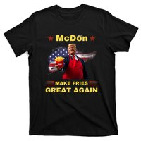 Mcdon 2024 Funny Donald Trump French Fry Cooking Friesff T-Shirt