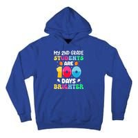 My 2nd Grade Students Are 100 Days Brighter 100 Days Of Gift Tall Hoodie