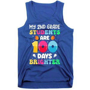 My 2nd Grade Students Are 100 Days Brighter 100 Days Of Gift Tank Top