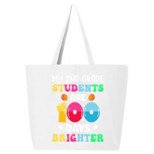 My 2nd Grade Students Are 100 Days Brighter 100 Days Of Gift 25L Jumbo Tote