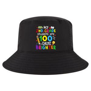 My 2nd Grade Students Are 100 Days Brighter 100th Day School Gift Cool Comfort Performance Bucket Hat