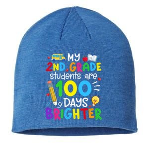 My 2nd Grade Students Are 100 Days Brighter 100th Day School Gift Sustainable Beanie