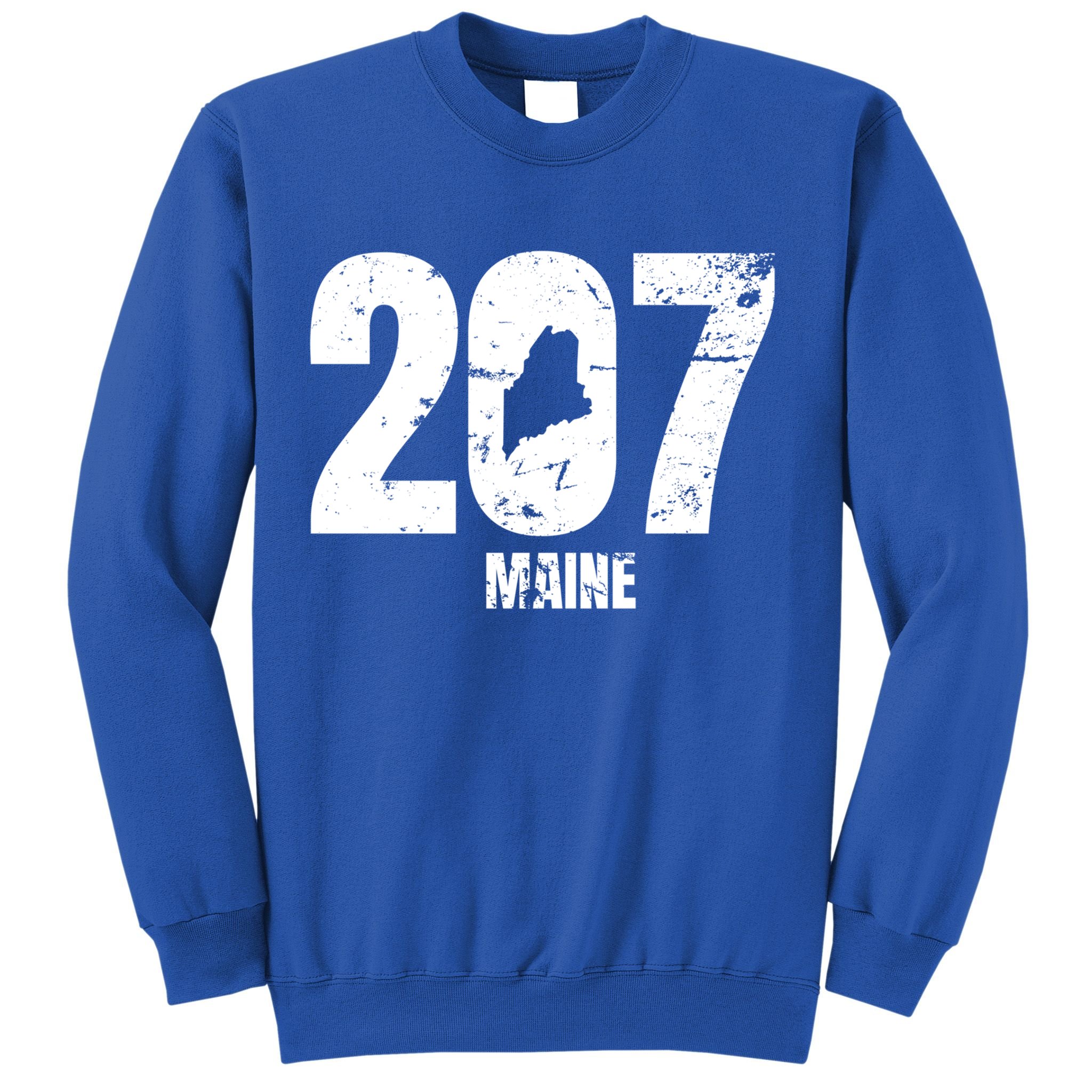 Maine 207 Graphic Funny Gift Sweatshirt