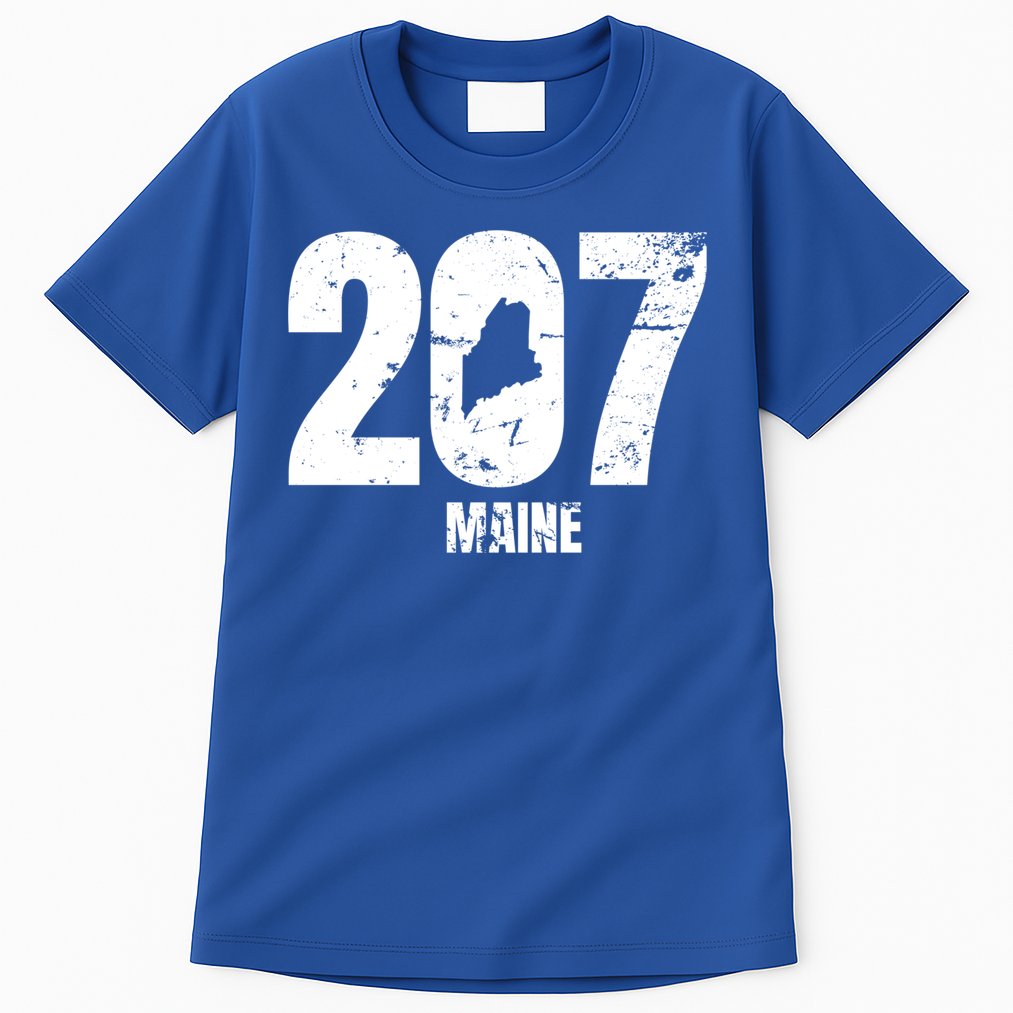 Maine 207 Graphic Funny Gift Tall T-Shirt