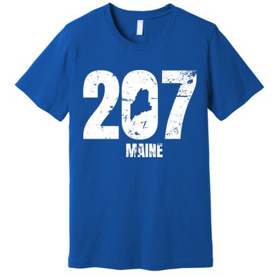 Maine 207 Graphic Funny Gift Premium T-Shirt