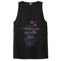 Matthew 2819 I Follow Jesus Baptism Baptized Christian PosiCharge Competitor Tank