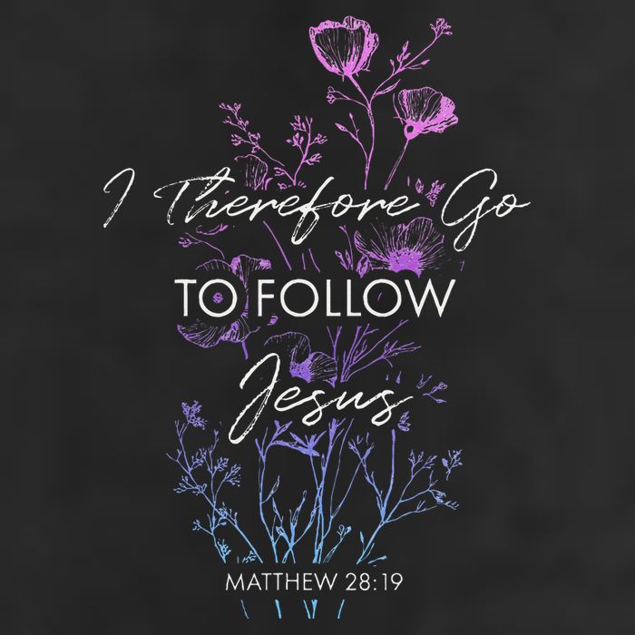 Matthew 2819 I Follow Jesus Baptism Baptized Christian Microfiber Hand Towel