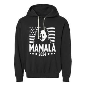 Mamala 2024 Kamala Harris For President Garment-Dyed Fleece Hoodie