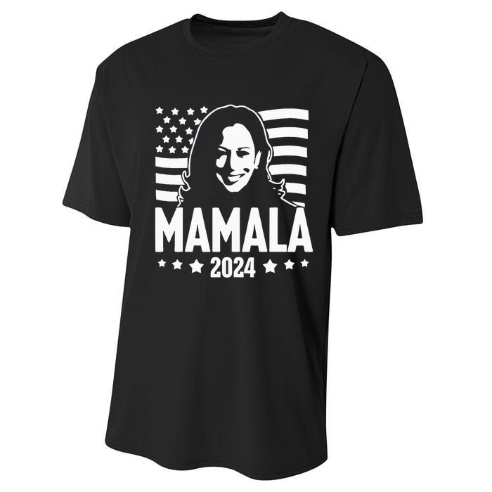 Mamala 2024 Kamala Harris For President Performance Sprint T-Shirt