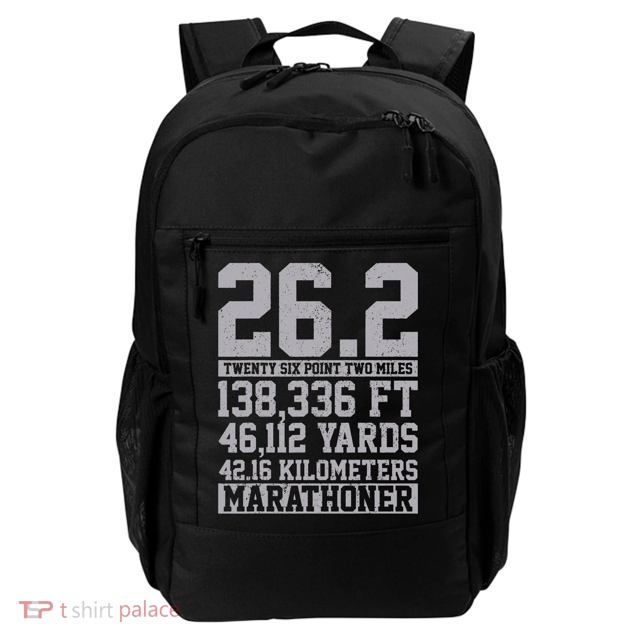 Marathon 26.2 Miles Running Runner Gift Daily Commute Backpack