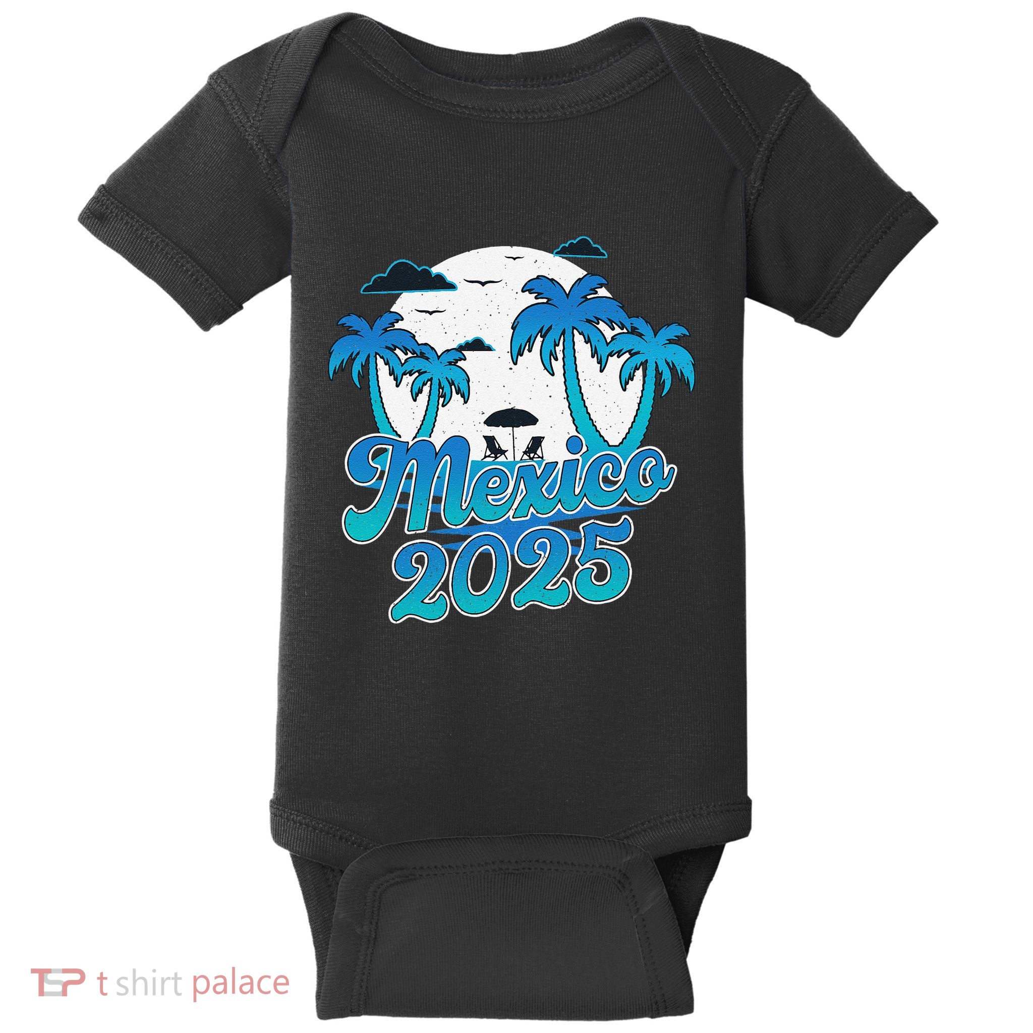 Mexico 2025 Matching Family And Friends Beach Vacay Gift Baby Bodysuit