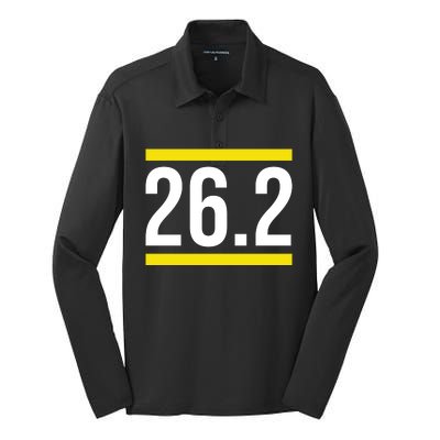 Marathon 26.2 Silk Touch Performance Long Sleeve Polo