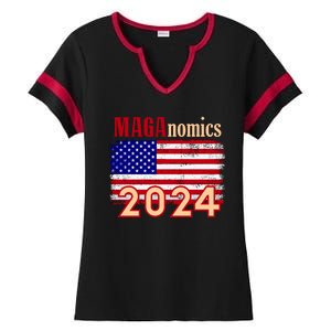 Maganomics 2024 Ladies Halftime Notch Neck Tee