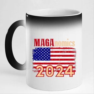 Maganomics 2024 11oz Black Color Changing Mug