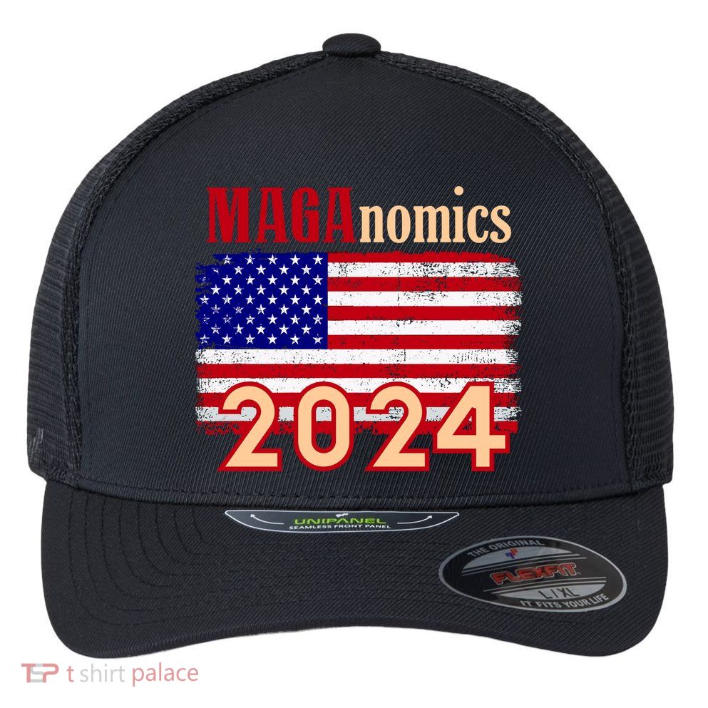Maganomics 2024 Flexfit Unipanel Trucker Cap