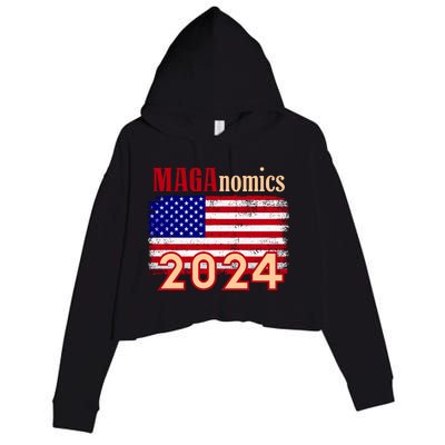 Maganomics 2024 Crop Fleece Hoodie