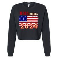Maganomics 2024 Cropped Pullover Crew