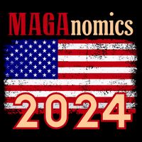 Maganomics 2024 Cropped Pullover Crew