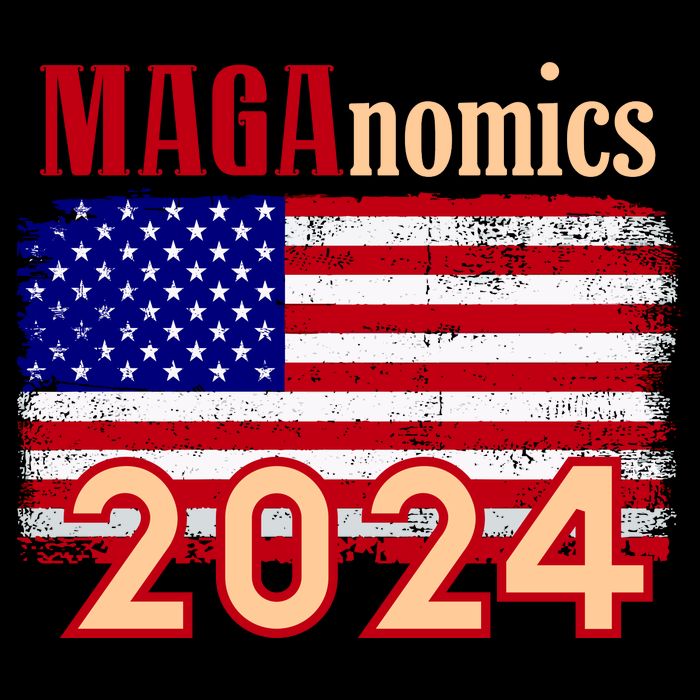 Maganomics 2024 Cropped Pullover Crew