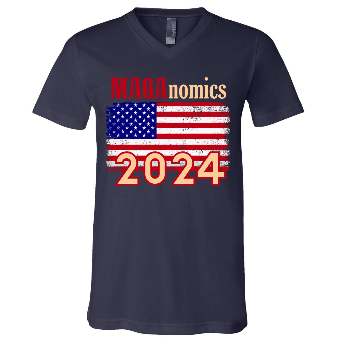 Maganomics 2024 V-Neck T-Shirt