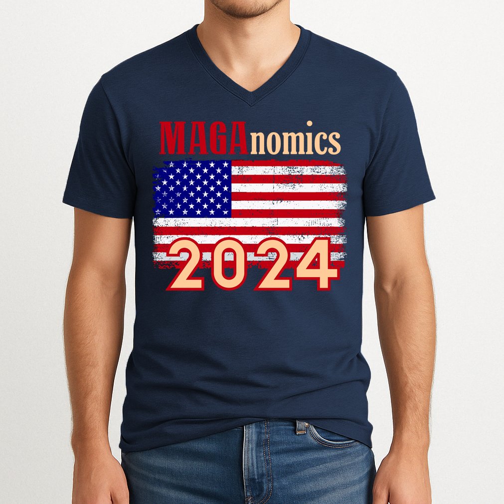Maganomics 2024 V-Neck T-Shirt