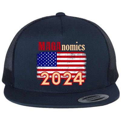 Maganomics 2024 Flat Bill Trucker Hat