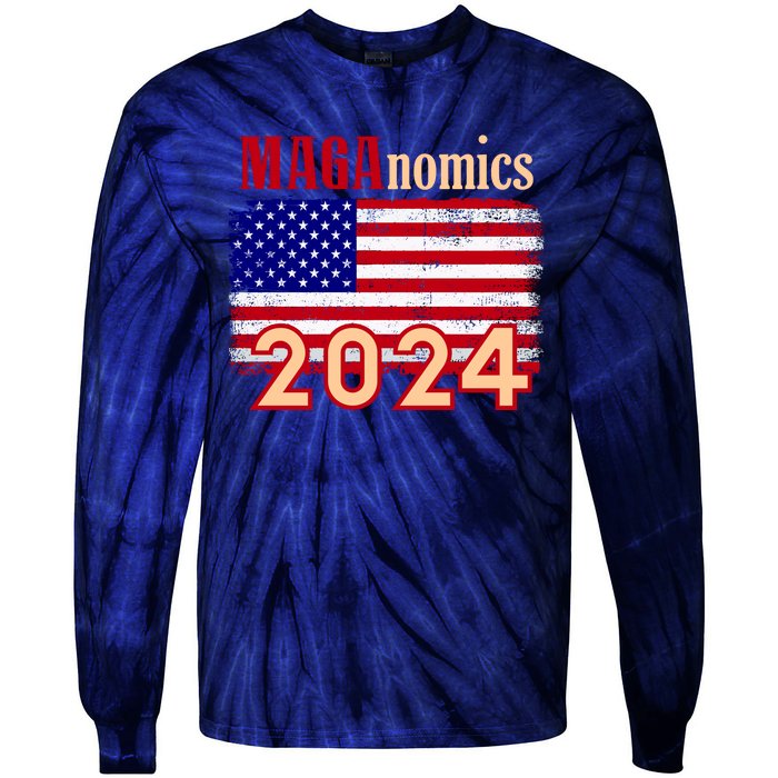 Maganomics 2024 Tie-Dye Long Sleeve Shirt