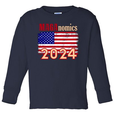 Maganomics 2024 Toddler Long Sleeve Shirt