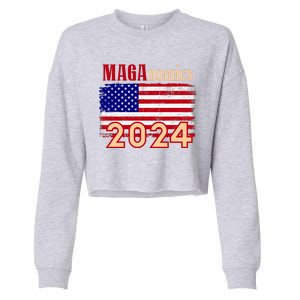 Maganomics 2024 Cropped Pullover Crew