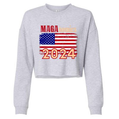 Maganomics 2024 Cropped Pullover Crew